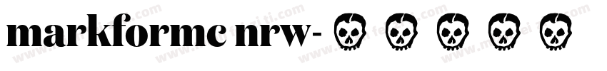 markformc nrw字体转换
